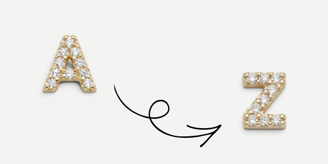 Letters Charms