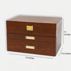 Schmucktruhe — Mehrfach-Schubladen Holz-Organizer