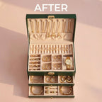 Schmuckschatulle mit Schubladen — 2-stufiger Organizer