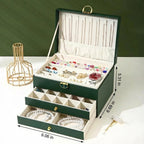 Schmuckschatulle mit Schubladen — 2-stufiger Organizer