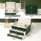 Schmuckschatulle mit Schubladen — 2-stufiger Organizer