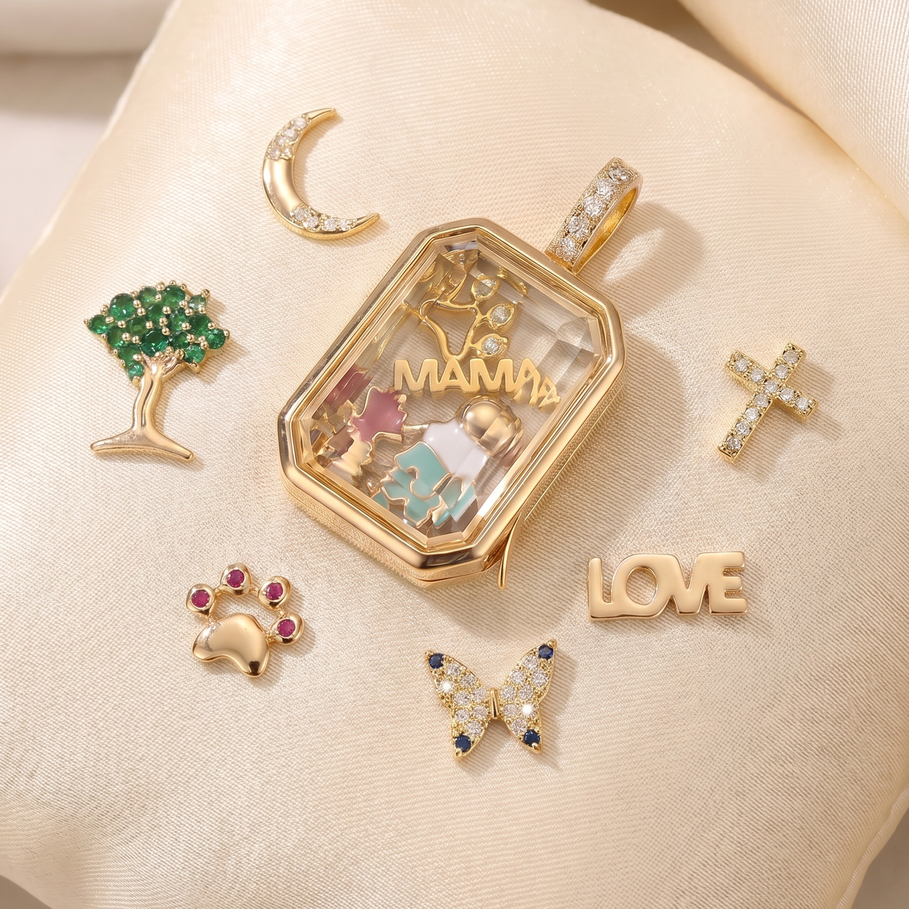 Der Signature Story Charm Medaillon