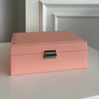 Moderne Schmuckschatulle — Organizer mit Samt-Innenfutter