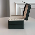 Reise-Schmuckschatulle — Kompakter 2-stufiger Organizer