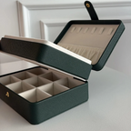 Reise-Schmuckschatulle — Kompakter 2-stufiger Organizer