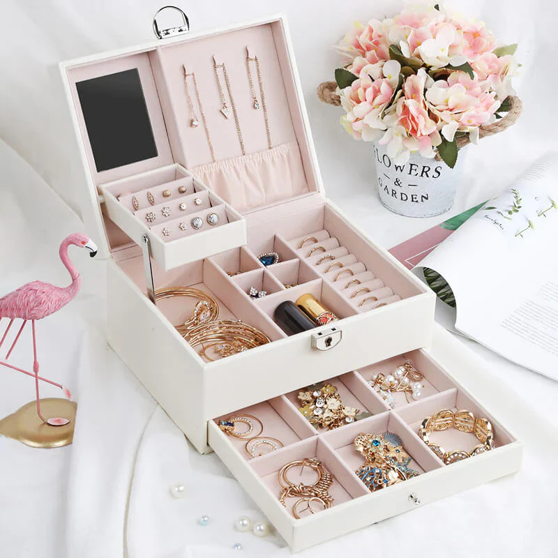 Schmucketui — Modern-chicer Mehrfachfach-Organizer