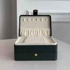 Reise-Schmuckschatulle — Kompakter 2-stufiger Organizer