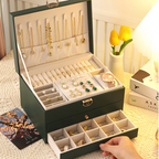 Schmuckschatulle mit Schubladen — 2-stufiger Organizer