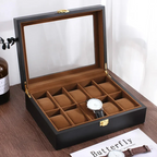 Caja para Reloj con Tapa de Vidrio — Vitrina