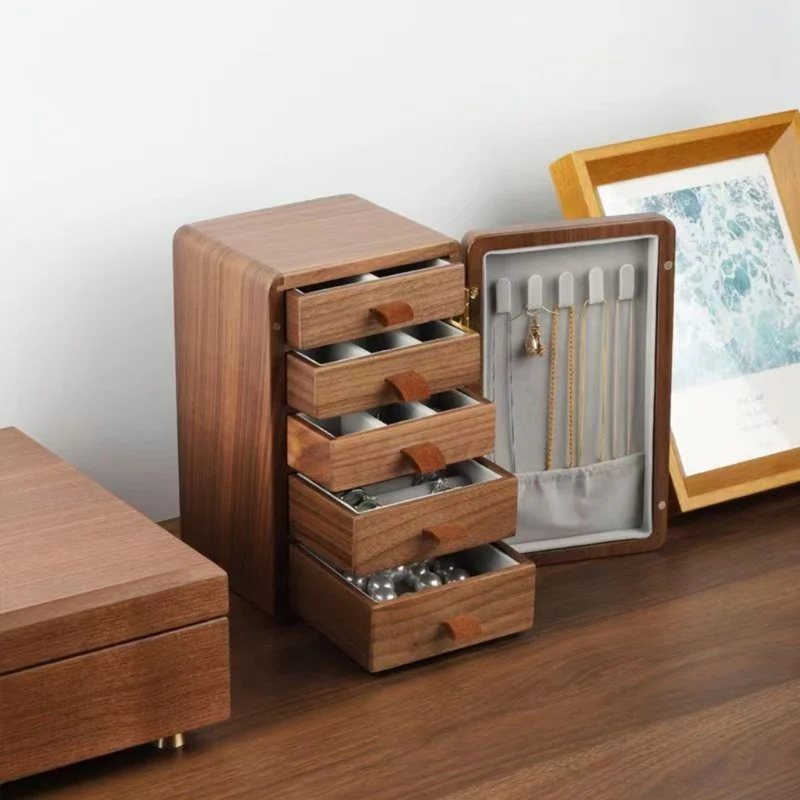 Schmucktruhe — 5 Schubladen Holz