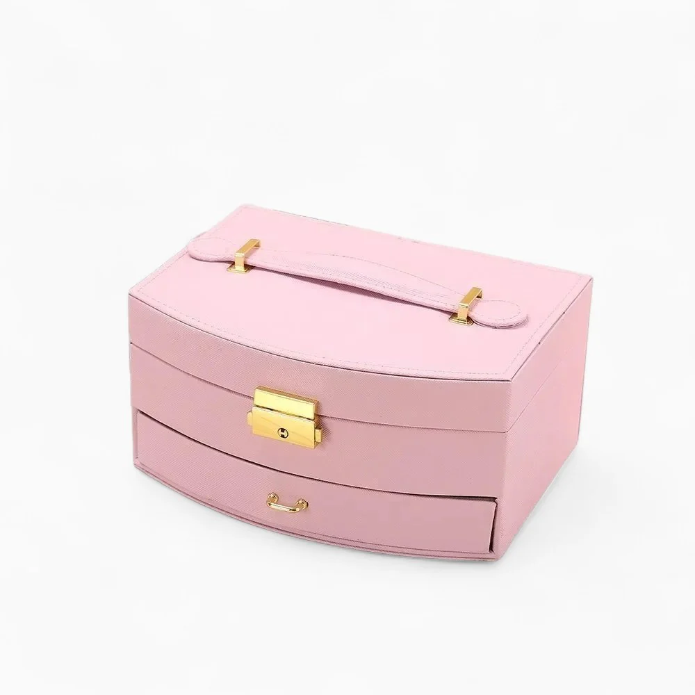 Reise-Schmucketui mit Spiegel — Sicherer Organizer