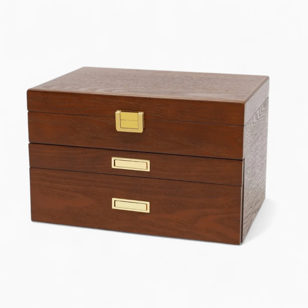 Schmucktruhe — Mehrfach-Schubladen Holz-Organizer
