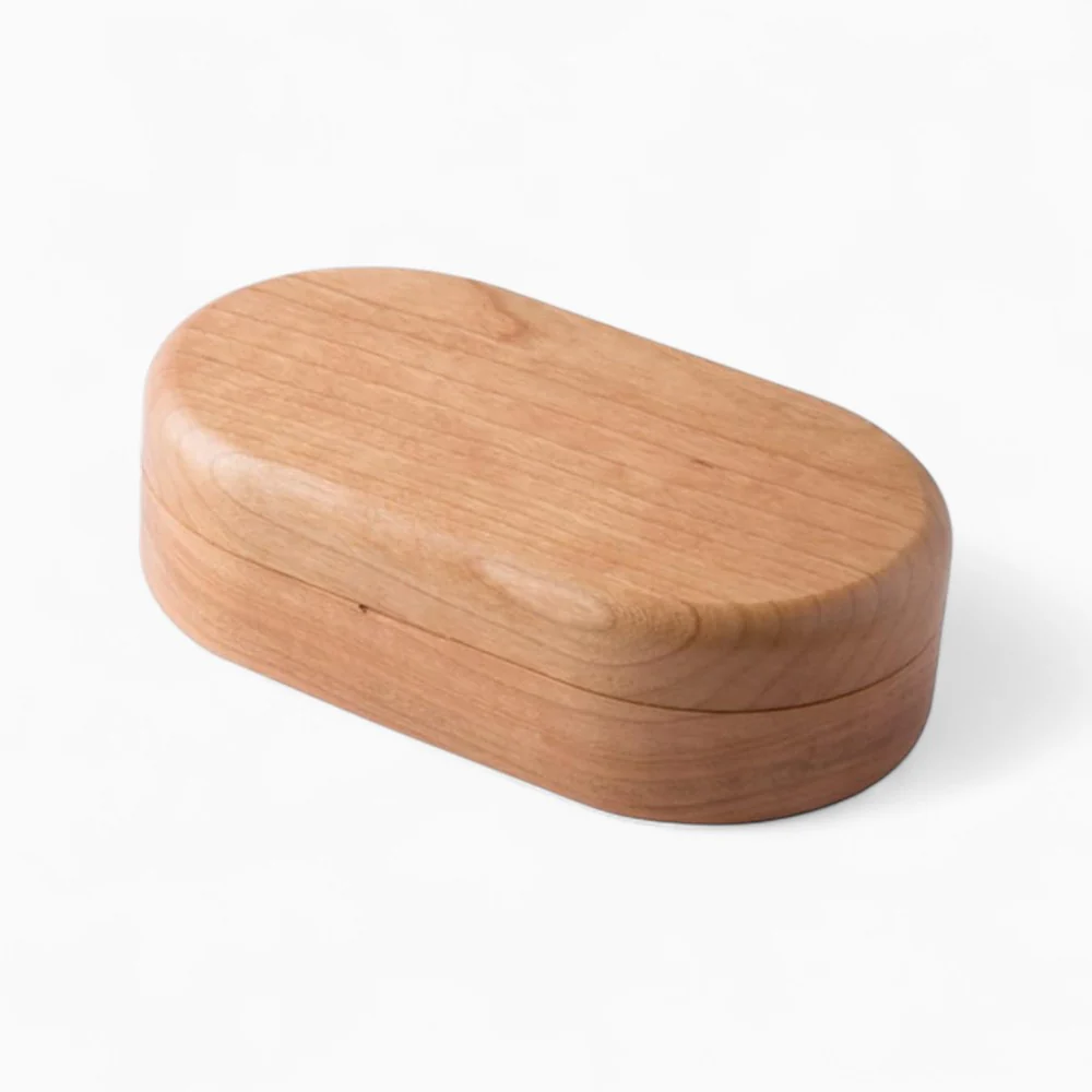 Schmuckschatulle — Tragbarer Holz-Reise-Organizer