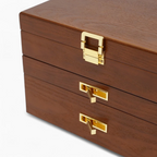 Schmucktruhe — Mehrfach-Schubladen Holz-Organizer
