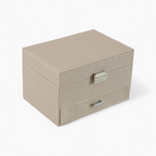 Schmuck-Organizer — Mehrfachfach, veganes Leder