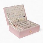 Jewelry Box — Versatile with 2 Removable Organizers