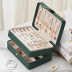 Reise-Schmuckschatulle — Kompakter 2-stufiger Organizer