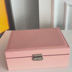 Moderne Schmuckschatulle — Organizer mit Samt-Innenfutter