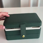 Reise-Schmuckschatulle — Kompakter 2-stufiger Organizer